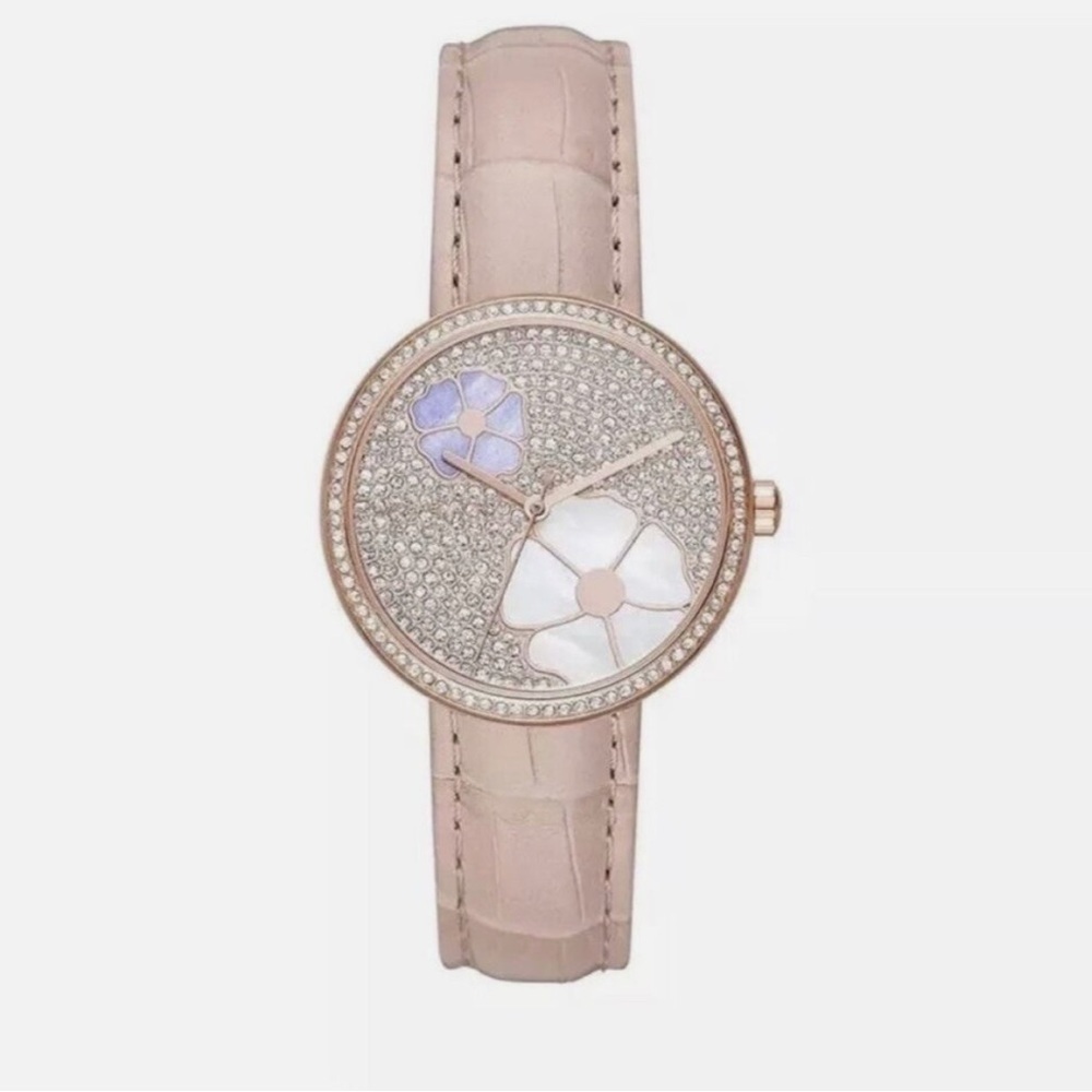 Michael Kors Courtney Rose Gold Glitz 36mm Watch MK2718